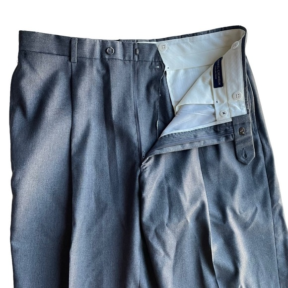 Daniel Cremieux Trouser Dress pant Slacks Gray Size 34 27.5L Business office - Picture 3 of 8